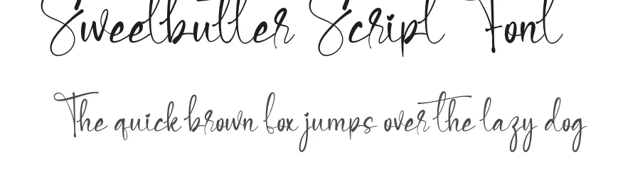 Sweetbutter Script Font by creativeletter — Script Handwritten Font
