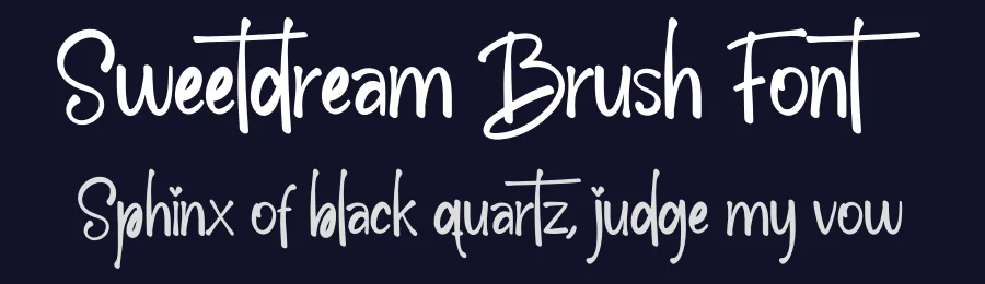 Sweetdream Brush Font by creativeletter — Script Handwritten Font — thumbnail 2