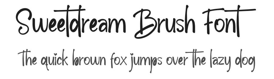 Sweetdream Brush Font by creativeletter — Script Handwritten Font