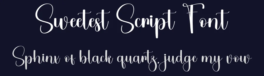 Sweetest Script Font by freshtypeink — Script Handwritten Font — thumbnail 2