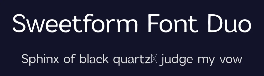 Sweetform Font Duo by vpcreativeshop — Sans Serif Font — thumbnail 2