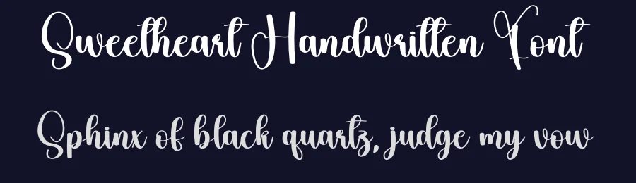 Sweetheart Handwritten Font by andikastudio — Script Handwritten Font — thumbnail 2