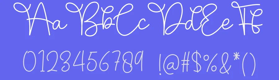 Sweetheart Handwritten Font by creativeletter — Script Handwritten Font — thumbnail 3