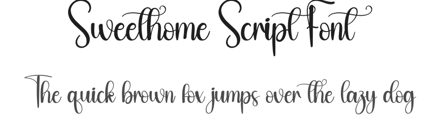 Sweethome Script Font by andikastudio — Script Handwritten Font