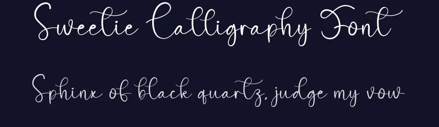 Sweetie Calligraphy Font by creativeletter — Script Handwritten Font — thumbnail 2