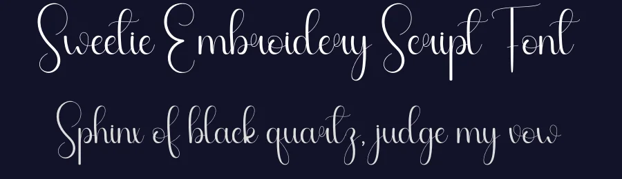 Sweetie Embroidery Script Font by andikastudio — Script Handwritten Font — thumbnail 2