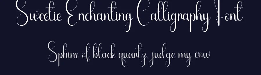 Sweetie Enchanting Calligraphy Font by andikastudio — Script Handwritten Font — thumbnail 2