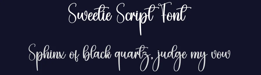 Sweetie Script Font by creativeletter — Script Handwritten Font — thumbnail 2