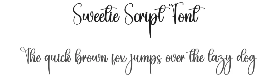 Sweetie Script Font by creativeletter — Script Handwritten Font