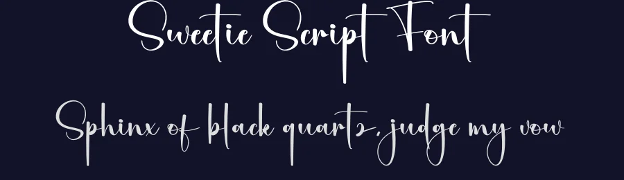 Sweetie Script Font by creativeletter — Script Handwritten Font — thumbnail 2