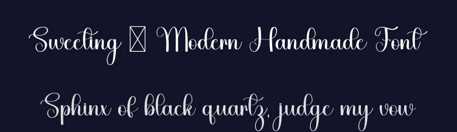 Sweeting – Modern Handmade Font by freshtypeink — Script Handwritten Font — thumbnail 2
