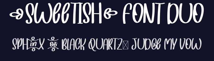 SWEETISH Font Duo by nihstudio — Display Font — thumbnail 2
