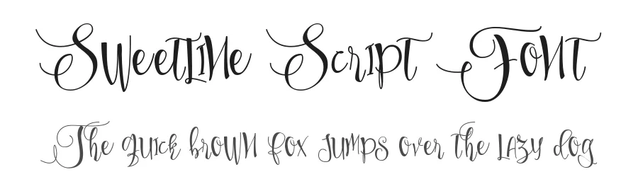 Sweetline Script Font by Dirtyline Studio — Script Handwritten Font