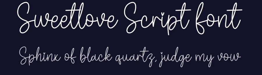 Sweetlove Script Font by creativeletter — Script Handwritten Font — thumbnail 2
