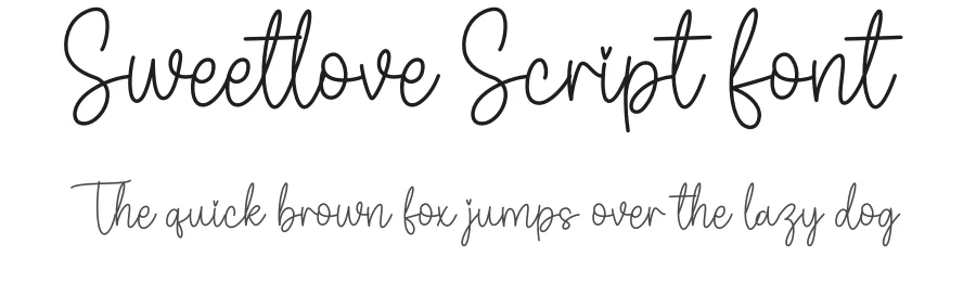 Sweetlove Script Font by creativeletter — Script Handwritten Font