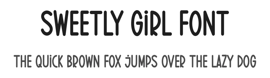 Sweetly Girl Font by inermediaSTUDIO — Display Font