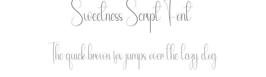Sweetness Script Font by andikastudio — Script Handwritten Font