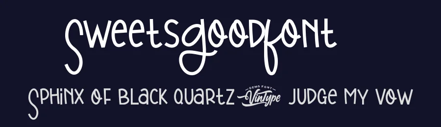 Sweets Good Font by VinType — Display Font — thumbnail 2