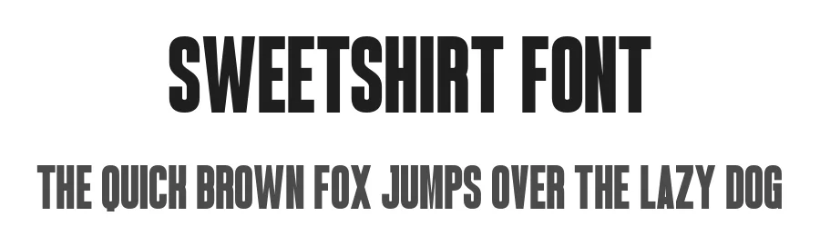 Sweetshirt Font by Craftedtype — Decorative Font
