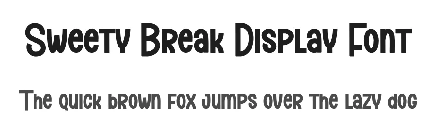 Sweety Break Display Font by creativeletter — Display Font