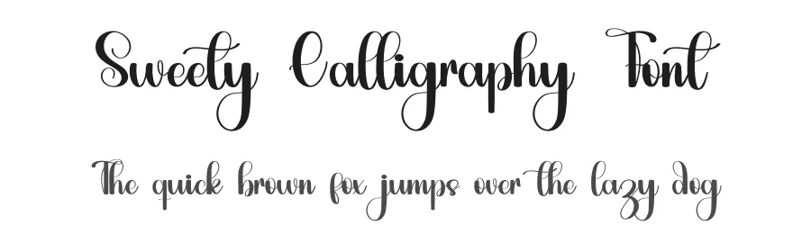 Sweety Calligraphy Font by inermediaSTUDIO — Script Handwritten Font