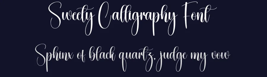 Sweety Calligraphy Font by creativeletter — Script Handwritten Font — thumbnail 2
