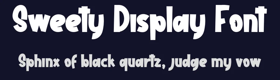 Sweety Display Font by creativeletter — Display Font — thumbnail 2