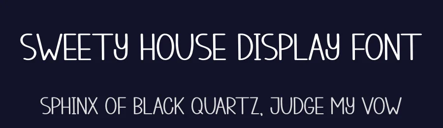 Sweety House Display Font by andikastudio — Display Font — thumbnail 2