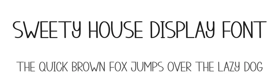 Sweety House Display Font by andikastudio — Display Font