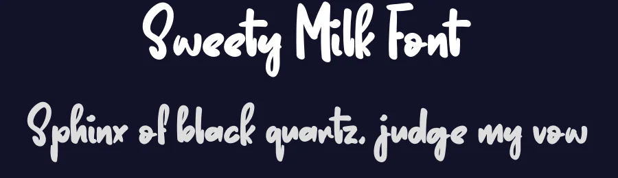 Sweety Milk Font by levincreative — Decorative Font — thumbnail 2