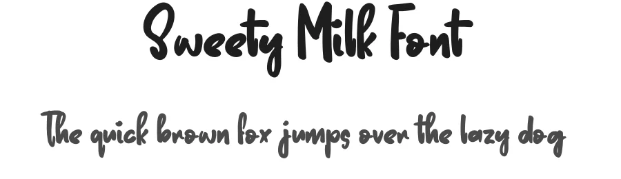 Sweety Milk Font by levincreative — Decorative Font