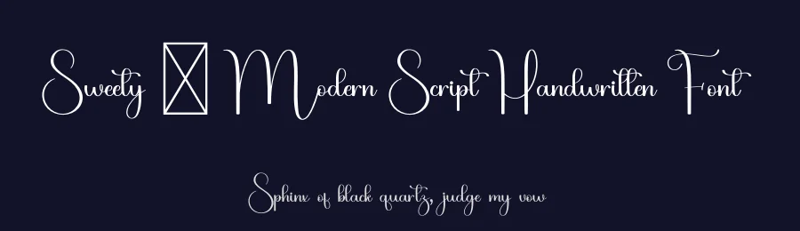 Sweety – Modern Script Handwritten Font by freshtypeink — Script Handwritten Font — thumbnail 2