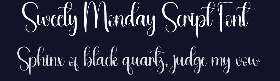 Sweety Monday Script Font by andikastudio — Script Handwritten Font — thumbnail 2