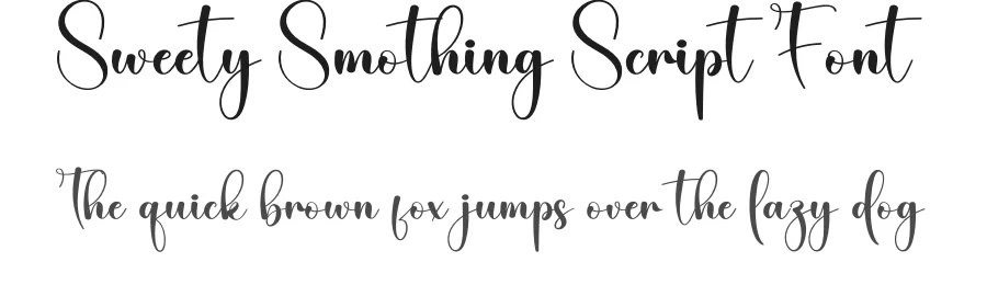 Sweety Smothing Script Font by creativeletter — Script Handwritten Font