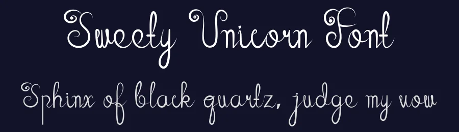 Sweety Unicorn Font by Muhamma Zamroni — Script Handwritten Font — thumbnail 2