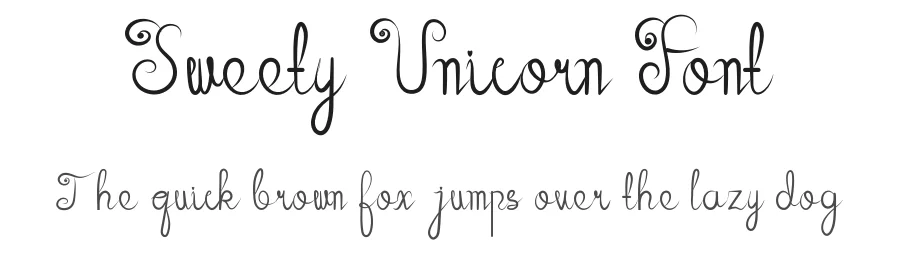 Sweety Unicorn Font by Muhamma Zamroni — Script Handwritten Font