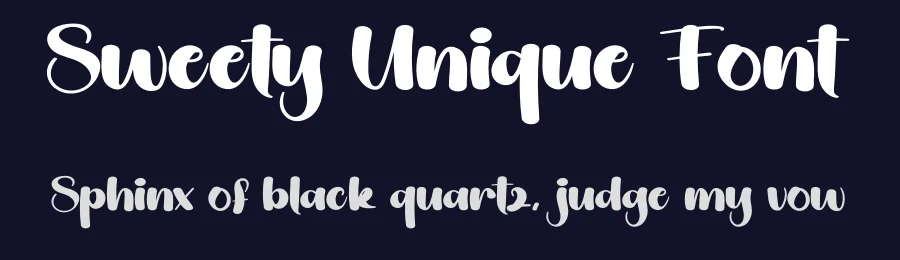 Sweety Unique Font by andikastudio — Display Font — thumbnail 2