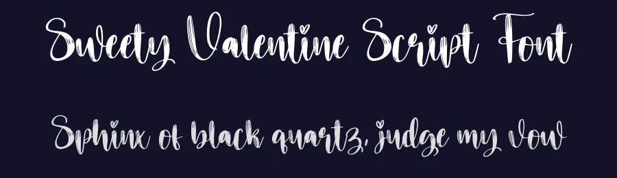 Sweety Valentine Script Font by creativeletter — Script Handwritten Font — thumbnail 2