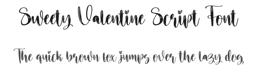 Sweety Valentine Script Font by creativeletter — Script Handwritten Font