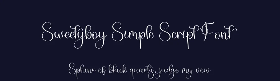 Sweetyboy Simple Script Font by freshtypeink — Script Handwritten Font — thumbnail 2