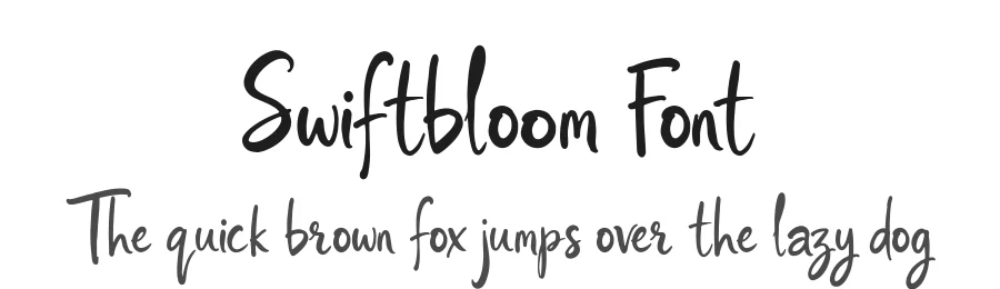 Swiftbloom Font by letterhanna — Script Handwritten Font
