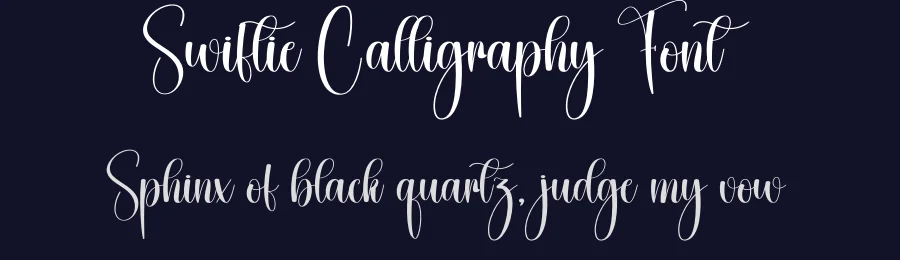 Swiftie Calligraphy Font by creativeletter — Script Handwritten Font — thumbnail 2