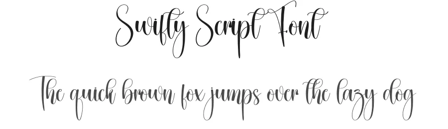 Swifty Script Font by creativeletter — Script Handwritten Font