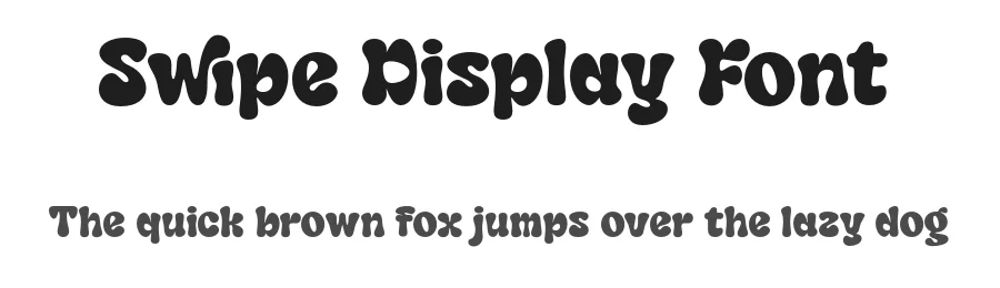 Swipe Display Font by Dharmas Studio — Decorative Font