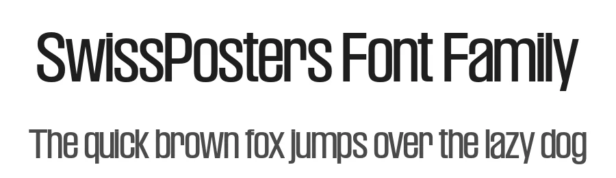 SwissPosters Font Family by Ian Party — Decorative Font