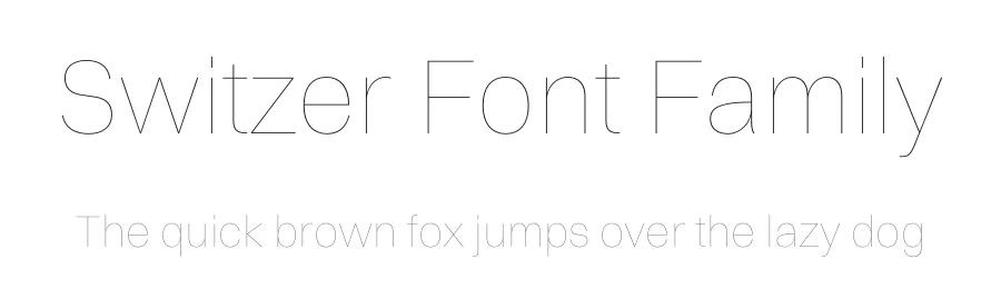 Switzer Font Family by Indian Type Foundry — Sans Serif Font