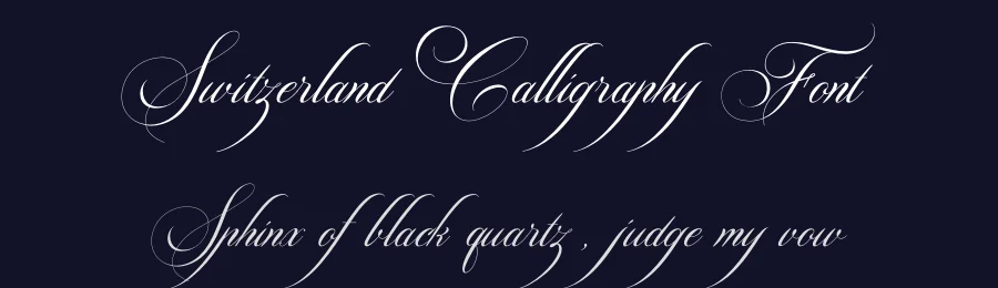 Switzerland Calligraphy Font by typeline studio — Script Handwritten Font — thumbnail 2