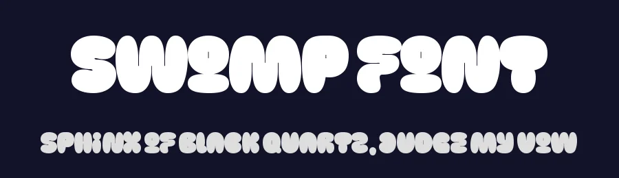 Swomp Font by Petar Acanski — Display Font — thumbnail 2