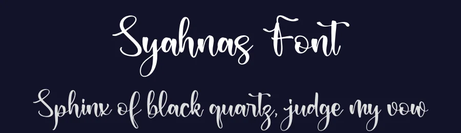 Syahnas Font by letterfabric — Script Handwritten Font — thumbnail 2