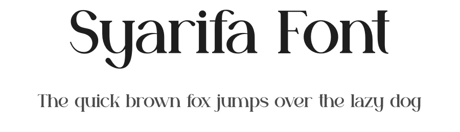 Syarifa Font by TokoPress — Serif Font